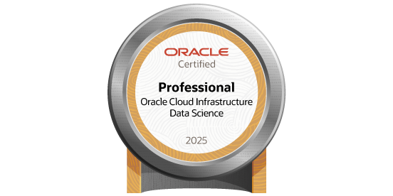Oracle Cloud Infrastructure 2025 Certified Data Science Professional